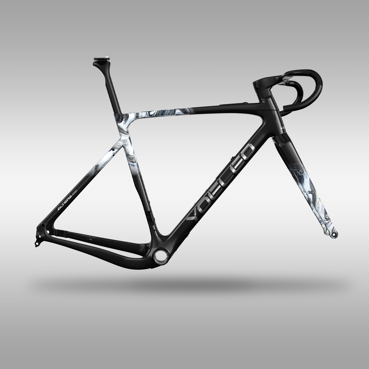 Altera G21 DB Gravel Bike Frameset Artisan Black – YoeleoEurope